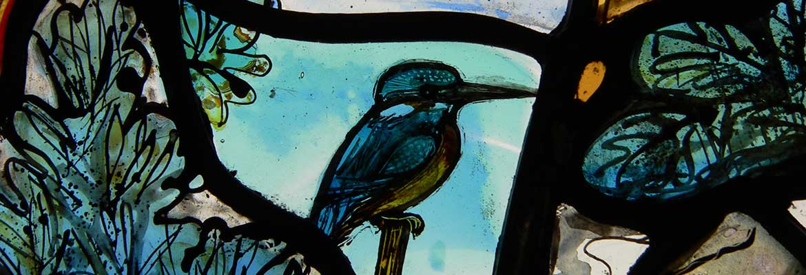 Stained glass commission in Suffolk