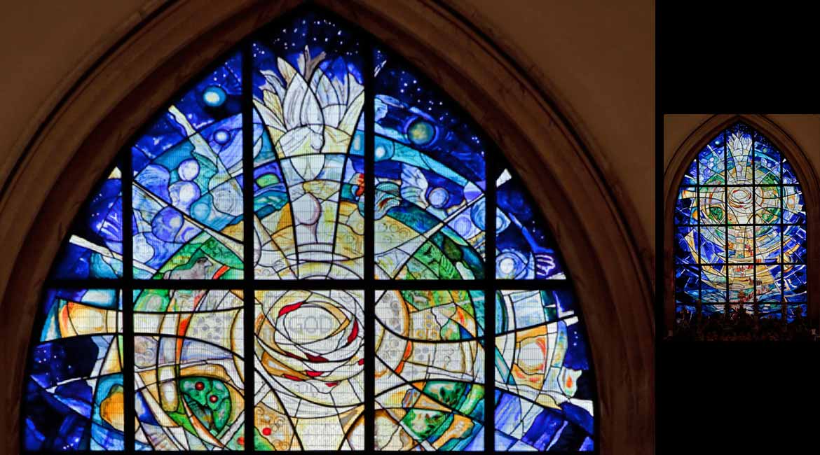 Commission of Stained Glass at St. Barnabas, Erdington, Birmingham