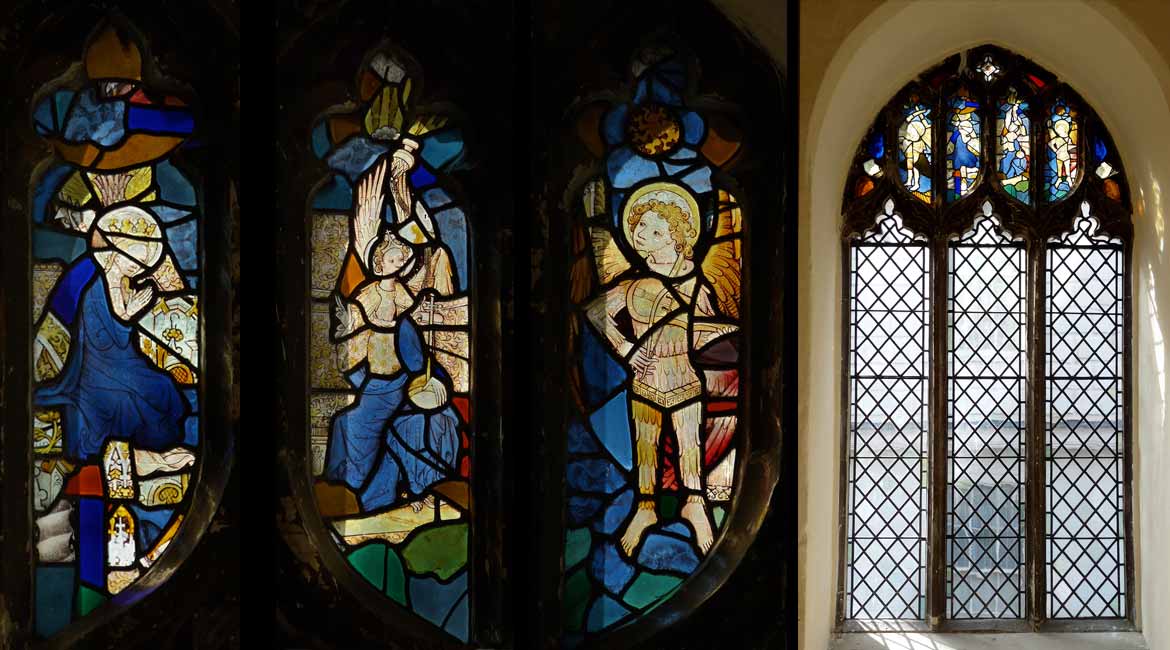 Medieval Stained glass windows in Norwich, Norfolk